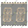 2-Digit Alpha Numeric 14-Segment Common Cathode Yellow (2.1x2.5cm) SMD