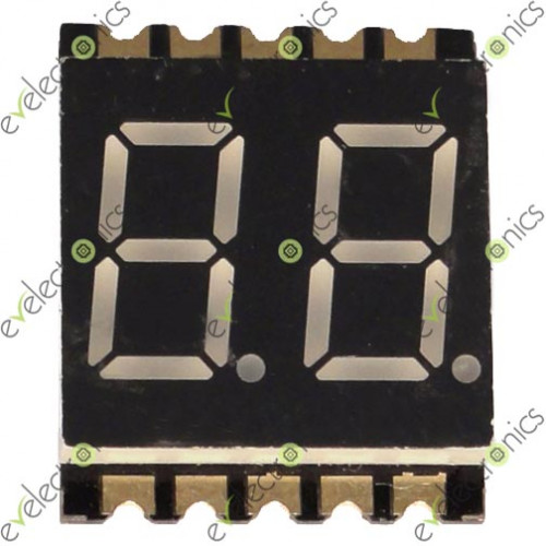 2-Digit 7-Segment (SMD) Blue (1.4x1.5cm) in Pakistan