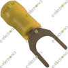 PVC Insulated U-Type Crimp 3.5-5 6mm lugs Yellow