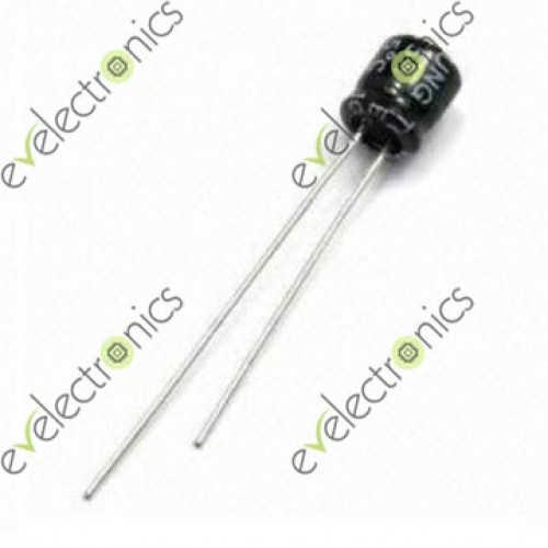 25pcs 33µF 50V Non-Polar Radial Electrolytic Capacitor – NCC SME50VB33BP Bi-Polar, Cut Tape