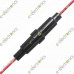 5x20 Fuse Holder Inline Screw Type Plastic Shell for Small Fuse Holder with 18 AWG Wire