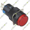 AL6-A 5 Pin Push Lock With Red Light(220V) 3A 250VAC