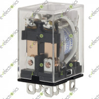 LY2 220VAC Coil 10A DPDT General Purpose Relay 8Pin HQ
