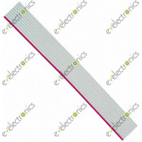 10-Wire IDC AWG28 Flat Ribbon Cable 1.27mm Pitch (Per Foot)