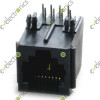 8Pin RJ-45 RJ45 8P8C PCB Ethernet Network Female Socket Black