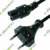 230V AC Power Cord Cable EU 2-prong 1.5m 2-Pin