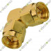 SMA Male To Male Right Angle Connector