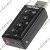 External USB 2.0 Virtual 7.1-Channel CH 3D Audio Sound Card Adapter 12Mbps