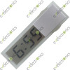 Transparent LCD Digital Clock with Sucker