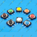 Tact Switch 12x12x10H 2 Pin RED