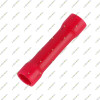 BV1.25 Fully Insulated Straight Crimp Butt Connectors 22-16 AWG Red
