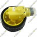 Biaxial DC Gear Motor Smart Car Robot Plastic Tire Wheel Gear Rate 1:48 Biaxial DC Gear Motor Smart Car Robot Plastic Tire Wheel Gear Rate 1:48