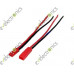 15cm Wire JST 2P 22AWG Male and Female Connectors