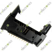 2x10 20-Pin IDC Shrouded Header Latched Male Connector 2.5mm Pitch DIP-20