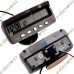  Car Alarm Temperature Thermometer Voltage Monitor Time Clock Backlight LCD