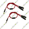 3.5mm Stereo Plug to 2x3.5mm Mono Jack Wire Connector