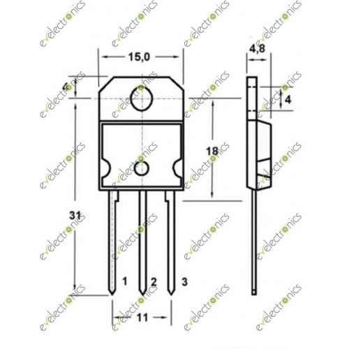 High Current Transistor Tip36 Datasheet Application N vrogue.co